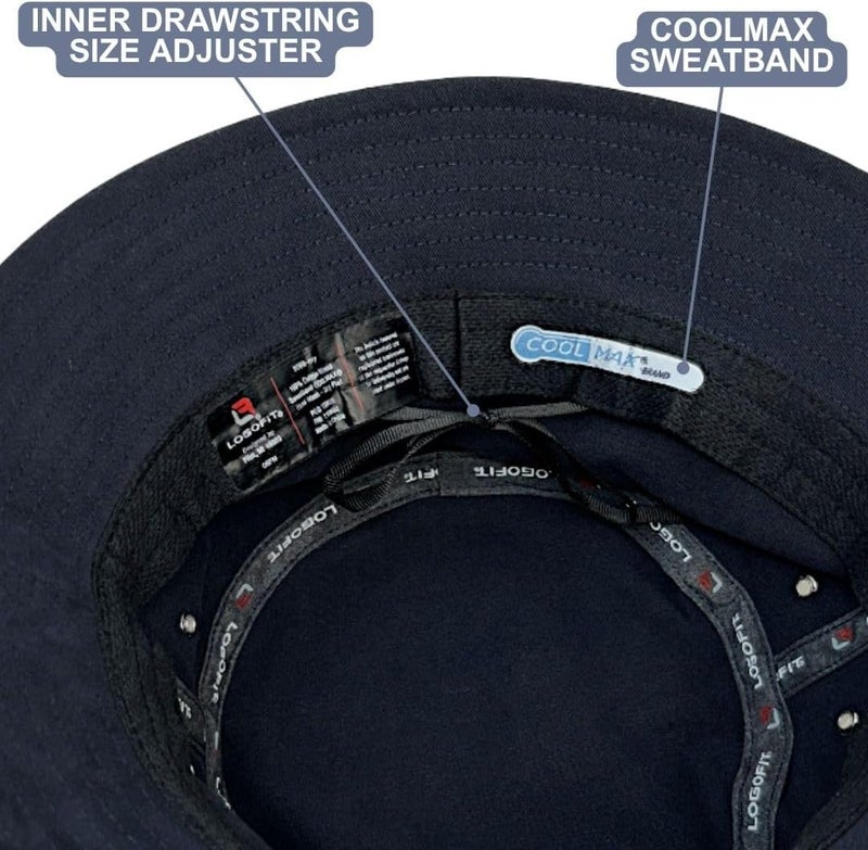LogoFit Men's NCAA Bucket Hat - Officially Licensed College UPF Outdoor Hat with Adjustable Headband - Image 3